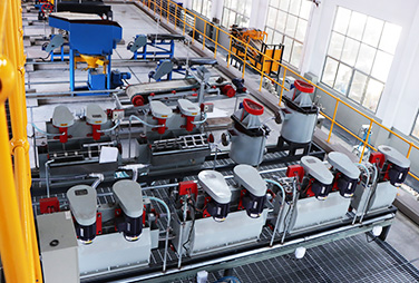 連續試驗浮選機區